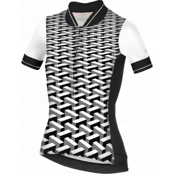 cyklistický dres RH+ Dámský cyklistický dres zeroPreppy W BÍLÝ - XL