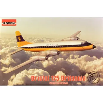 Plastikový model Bristol 175 Britannia Monarch Airlines - Roden 323