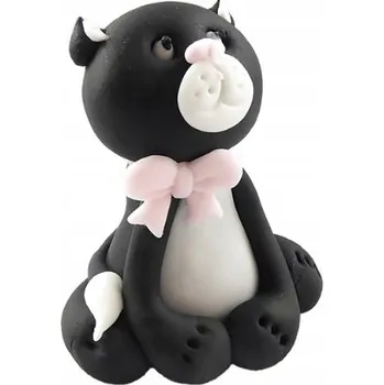 Jedlá dekorace na dort CUKROVÁ FIGURKA DEKORACE NA DORT DORT KOČKA KOTĚ