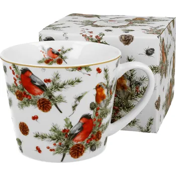 DUO Vánoční porcelánový hrnek 610 ml Christmas Birds