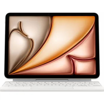 Počítačové příslušenství Apple Magic Keyboard für das 11 iPad Air (M3) (weiß, DE-Layout, Scherenmechanik)