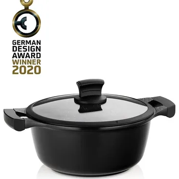 Hrnec KELA Kastrol s nepřilnavým povrchem a poklicí STELLA NOVA 24 cm KL-12219