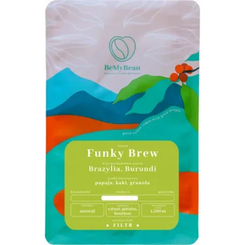 Káva BeMyBean - Funky Brew Blend přírodní filtrovaná káva 1 kg