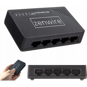 Switch Zenwire 5portový gigabitový ethernetový switch, rozbočovač LAN, 1000 MB/s, SG1005