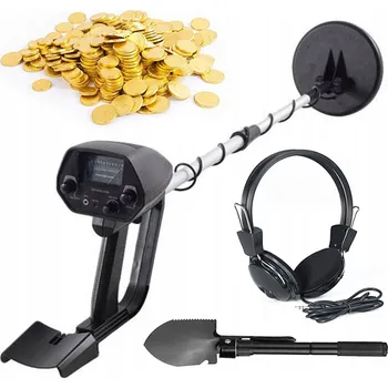 Detektor kovů DETEKTOR KOVŮ DETEKTOR KOVU LCD DISPLEJ LOPATY PRO DOSPĚLÉ VODOTĚSNÝ