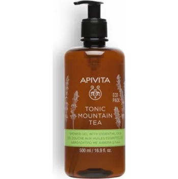 Sprchový gel Natura Siberica APIVITA_Tonic Horský čaj Sprchový gel s esenciálními oleji Eko balení tonizující sprchový gel s horským čajem a esenciálními oleji 500ml