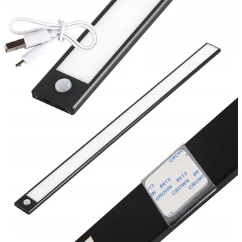 LED panel LED lampa pod linku 40 cm se senzorem pohybu, kuchyňská nábytková lišta