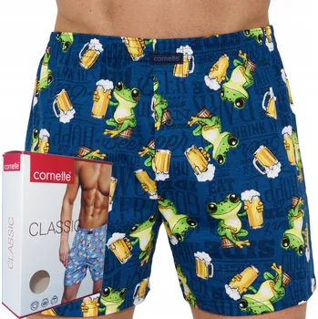 Boxerky Pánské boxerky Cornette Classic 011/183 vel. 4XL (56) bavlněné žáby pivo