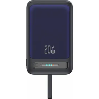 Usams Powerbanka XM Series CD219 10000mAh Magnetická bezdrátová černá