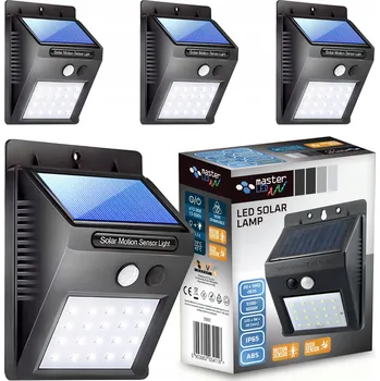 Venkovní osvětlení Fasádní lampa Masterled 200 lm solární napájení