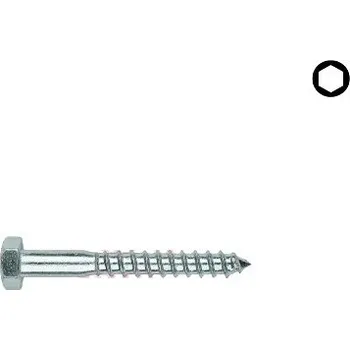 Vrut Vrut do dřeva 6HR ZB 10,0x080