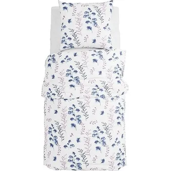 Povlečení GRUND Povlečení EUCALIPTA 140 × 200 cm, 70 × 90 cm modré