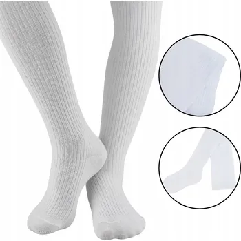 Dětské punčocháče Noviti bílé bavlna velikost 140