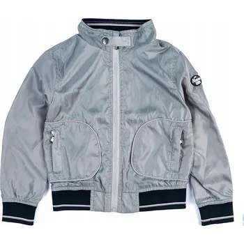 Chlapecká bunda Chlapecká přechodová bunda bomber stříbrná Olimpias, vel. 176