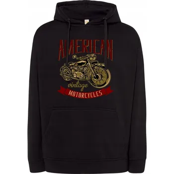 Pánská mikina Pánská mikina PRO MOTORKÁŘE CLASIC AMERICKÝ STARÝ MOTOCYKL VINTAGE 5XL
