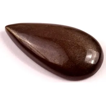 Přírodní kámen Kabošon Gold Obsidian č.8251 (30x15x7mm)