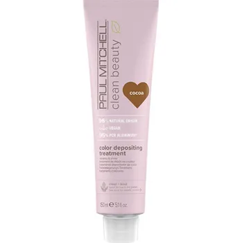 Vlasová regenerace Paul Mitchell Tónovací maska na vlasy Clean Beauty Cocoa 150 ml
