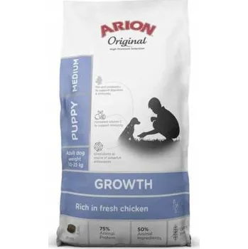 Krmivo pro psa Arion suché krmivo pro štěňata středních plemen, kuřecí, 12 kg