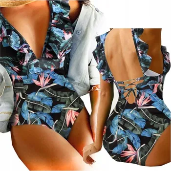 Dámské plavky PLAVKY JEDNODÍLNÉ BOHO DÁMSKÉ MODELUJÍCÍ VYSTUŽENÉ S