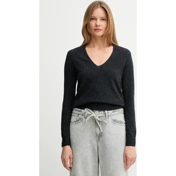 Dámský svetr Vlněný svetr United Colors of Benetton 1002D401Y šedá 90Y, vel. XL