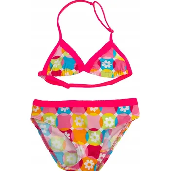 Dívčí plavky Dívčí plavky s kytičkami v kruzích Mariss, vel. 12