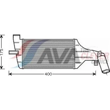 Chladič motoru Chladič turba AVA OLA4325