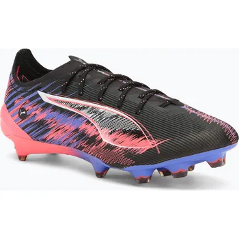 Fotbal PUMA Kopačky ULTRA 5 ULTIMATE F1® FG PUMA Black White Sunset Glow Dark Amethyst Pink 42 BÍLÁ|RŮŽOVÁ|ČERNÁ