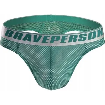 Pánské plavky Stylové Pánské Plavky Tanga Brave Person - XL