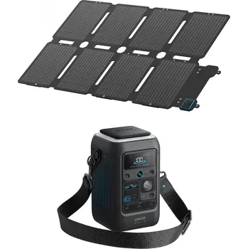 Elektronika ANKER Set Powerbanka Anker SOLIX C300X DC + 100W Solární Panel (PS100X) ŠEDÁ