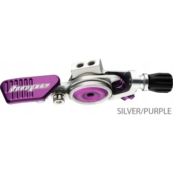 Sedlovka Hope Páčka ovládání teleskopické sedlovky Dropper Lever, stříbrno/fialová