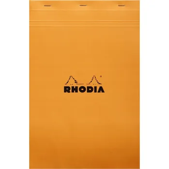 Blok Rhodia N°19 A4+ 21x31,8 cm, linkovaný, oranžový