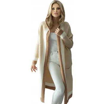 Dámský svetr PeeKaBoo dámský svetr vícebarevný volný ke kolenům univerzální velikost