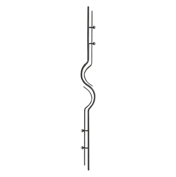 Zábradlí DOPRODEJ! Kovaná výplň zábradlí H 1000 x L 100 mm, 20 x 10 mm / 20 x 5 mm