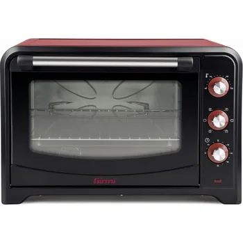 Vestavná trouba Trouba Girmi, FE60, horkovzdušná, 60 litrů, dvojíté sklo, gril, časovač, 2000 W