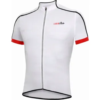cyklistický dres RH+ Cyklistický dres zeroPrime ČERVENO-BÍLÝ - S