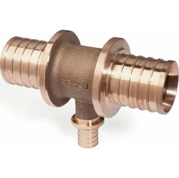 Fitinka Rehau T-kus, redukovaná odbočka 50 - 40 - 50 RAUTITAN RX bezolovnatý bronz