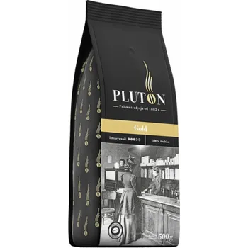 Káva Pluton kávová zrna Gold kávová zrna 500g