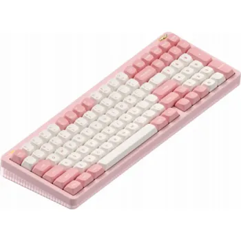 Klávesnice Nuphy - Halo96 V2 QMK/VIA Bezdrátová mechanická klávesnice Sakura Fizz / Lemon (55gf)
