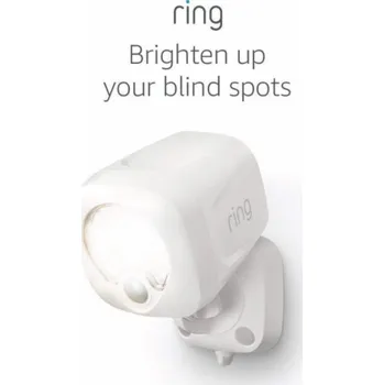 Venkovní osvětlení RING Chytrá venkovní lampa Spotlight LED s baterií, bílá