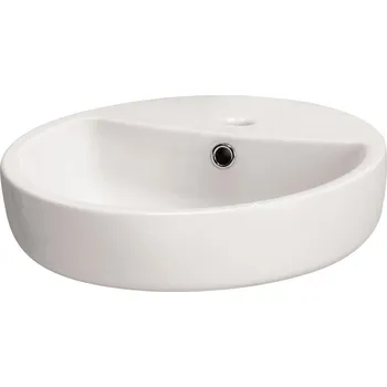 Umyvadlo CERSANIT Umyvadlo na desku SELECTA 44 s kruhovou krabicí K679-006