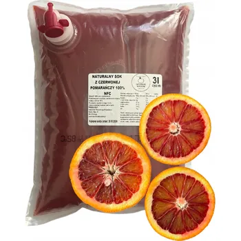 Šťáva z ČERVENÉHO pomeranče 100% 3l (lisovaná, NFC) pomeranč