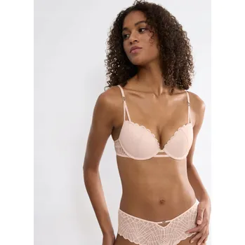 Dámské spodní prádlo Triumph push-up podprsenka růžová velikost 90B