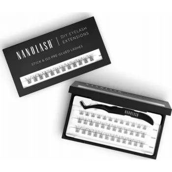 Péče o řasy a obočí Zoe`s Dream Lashes NANOLASH_Diy Prodlužování řas Stick & Go Elegantní umělé řasy 36 ks.