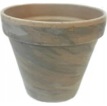 Květináč Květináč 21,5 cm keramický hnědý