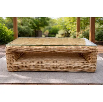 Zahradní sestava FaKOPA Stolek ze syntetického ratanu