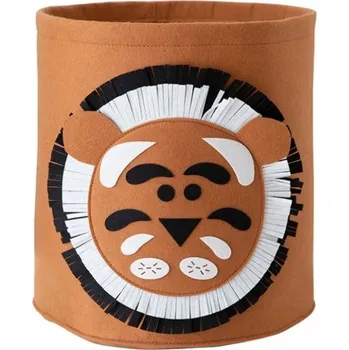 FILCOVÝ KOŠ / ORGANIZÉR NA HRAČKY A PRÁDLO PRO DĚTI 35X35 CM