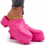 NAZOUVÁKY s masivní podrážkou, módní BIG STAR NN274019 FUKSJA 40