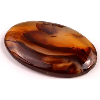 Přírodní kámen Kabošon Montana Agate č.8204 (33x20x5mm)