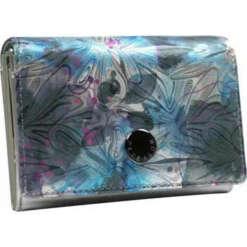 Peněženka Dámská peněženka Peterson z pravé kůže, vícebarevná, horizontální, na patentku