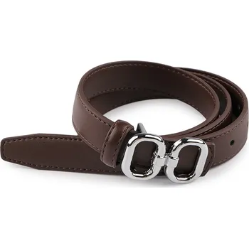 Opasek Dámský pásek šíře 13 mm, 18 mm, velké, 24 (2,4x105 cm) hnědá